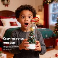 Forever Voice Recordable Christmas Tree Gift Bottle