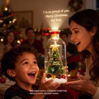 Forever Voice Recordable Christmas Tree Gift Bottle