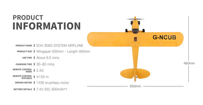 Trendziol A160-J3 RTF 2.4G Remote Control Airplane