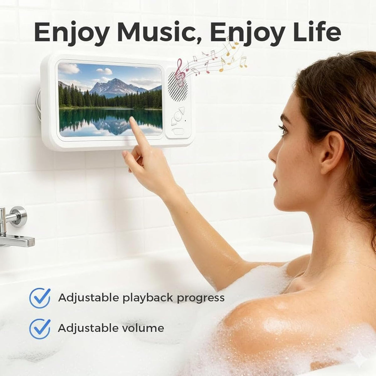 Trendziol  Bluetooth Shower Phone Holder