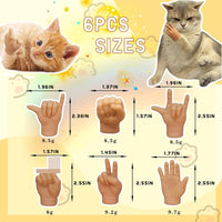 Cat Funny  Mini Gesture 6 Pcs Pack