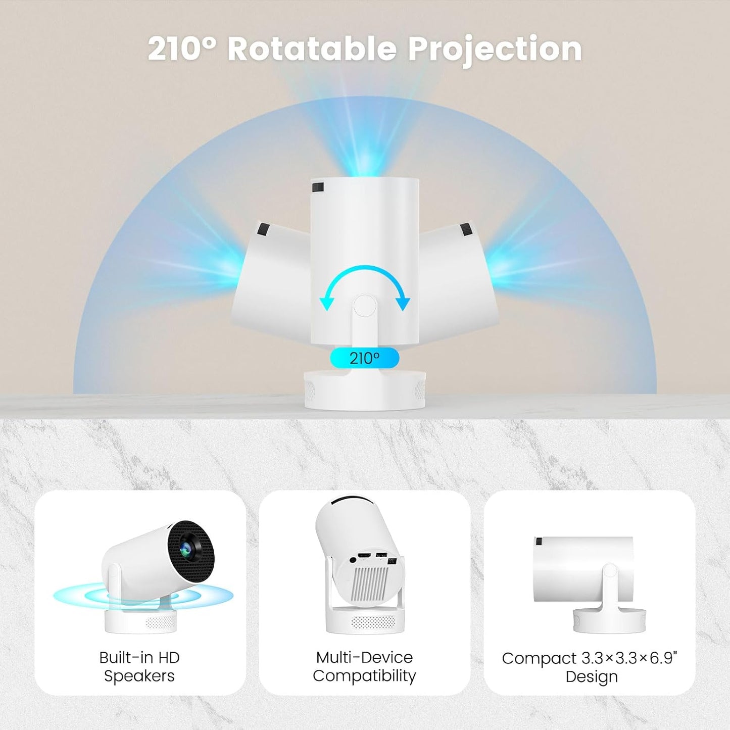 Exulon Smart 4K Projector
