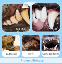 Pet Toothbrush Pen with Oral Repair Gel (3 PCS Pack)