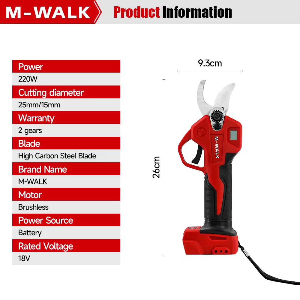 M-WALK 25MM Pruner Branches Cutter