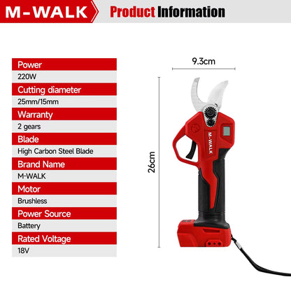 M-WALK 25MM Pruner Branches Cutter