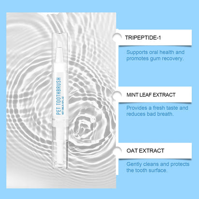 Pet Toothbrush Pen with Oral Repair Gel (3 PCS Pack)